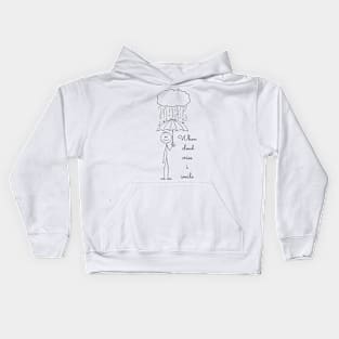 It's raining Kids Hoodie